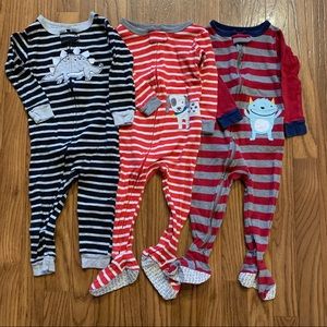 Carter’s 12-18 month Cotton Sleepers (Lot of 3)